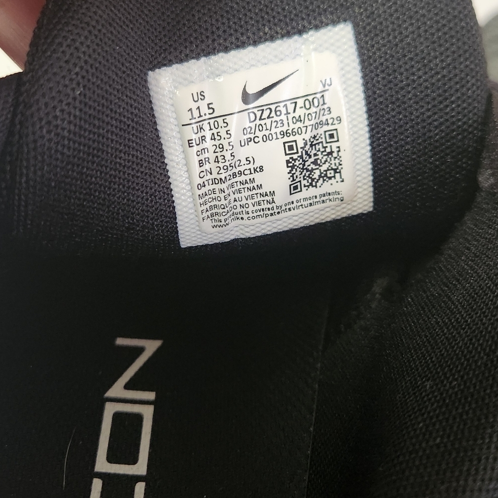 Nike Metcon Black Smoke Grey Mens Size 11.5 Cross Training Gym Shoes DZ2617-001 - Picture 7 of 11